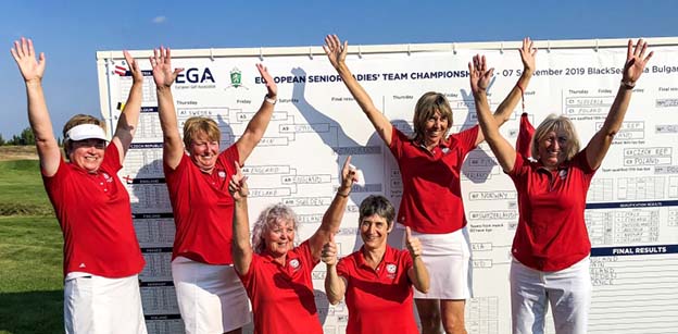 England Wins European Senior Ladies' Team Championship